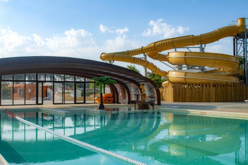 Chalet Camping Les Vignes Lit-et-Mixe Eksteriør bilde