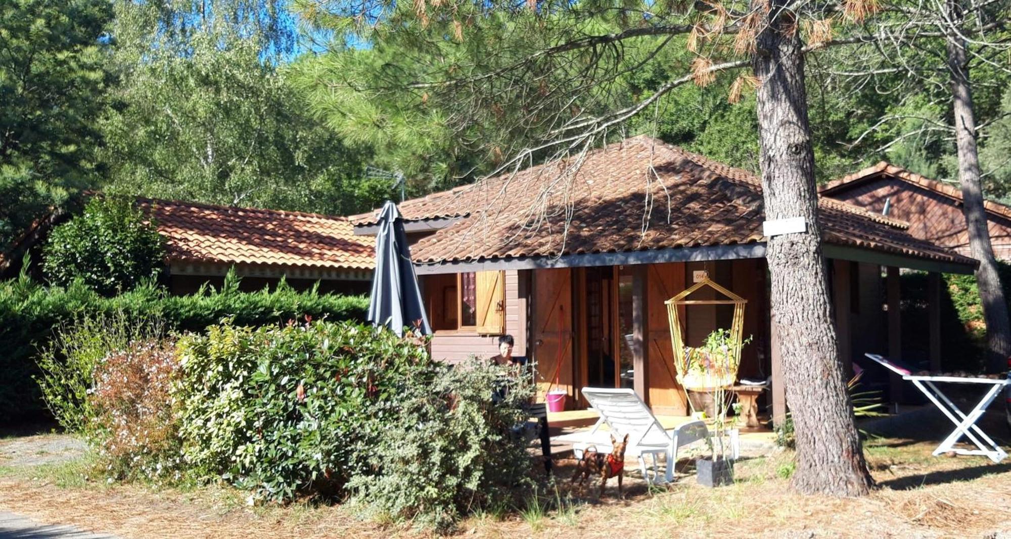 Chalet Camping Les Vignes Lit-et-Mixe Eksteriør bilde