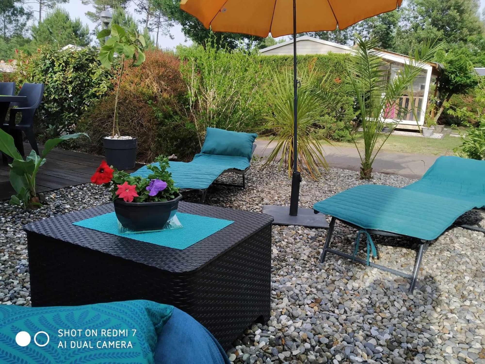 Chalet Camping Les Vignes Lit-et-Mixe Eksteriør bilde