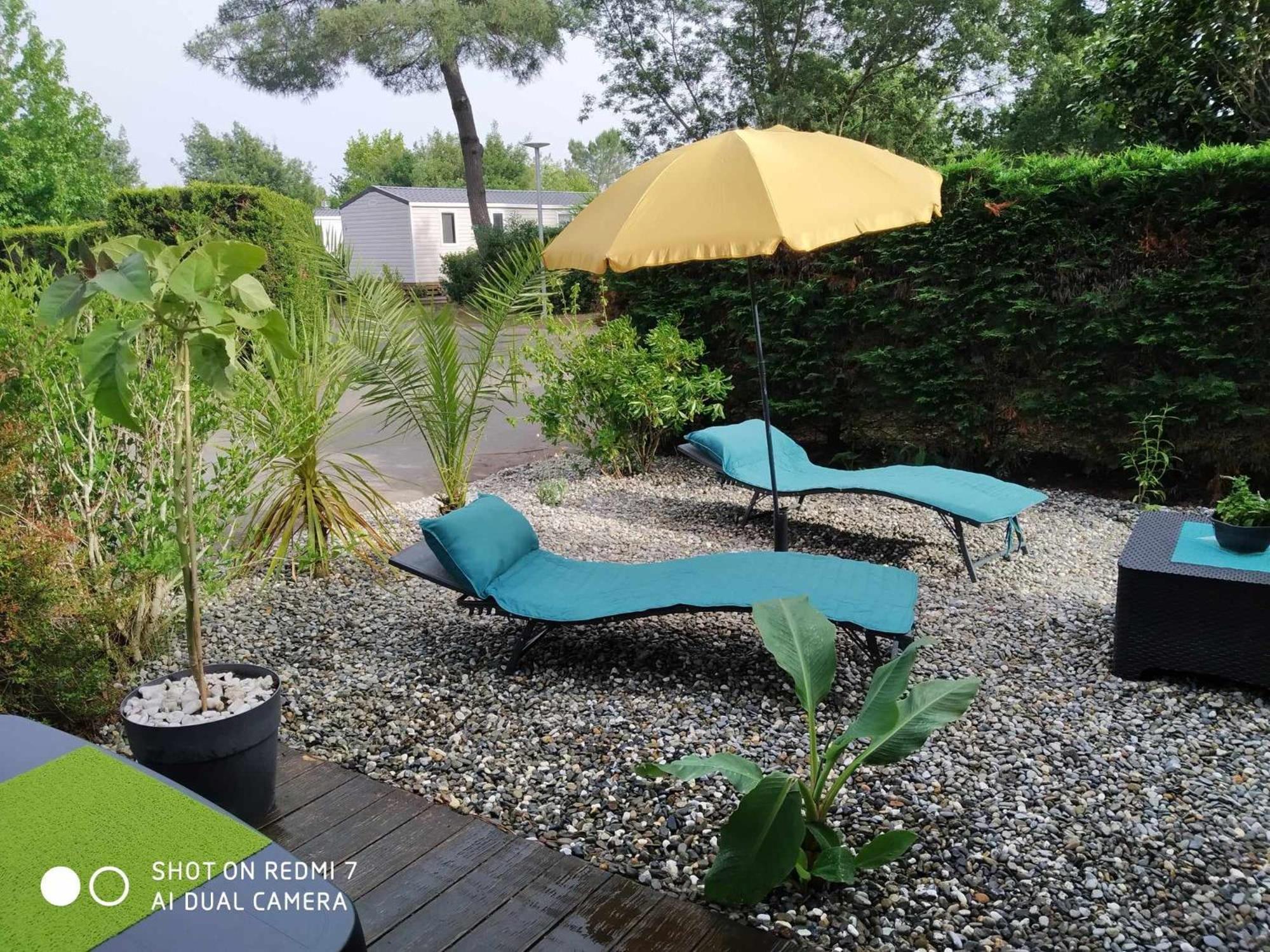 Chalet Camping Les Vignes Lit-et-Mixe Eksteriør bilde